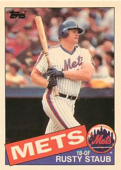 1985 Topps - Collector's Edition (Tiffany) #190 Rusty Staub Front