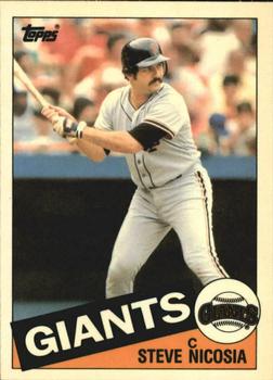 1985 Topps - Collector's Edition (Tiffany) #191 Steve Nicosia Front