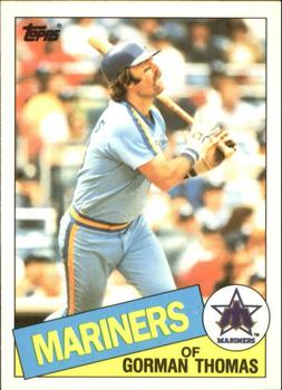 1985 Topps - Collector's Edition (Tiffany) #202 Gorman Thomas Front
