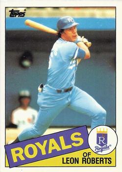 1985 Topps - Collector's Edition (Tiffany) #217 Leon Roberts Front
