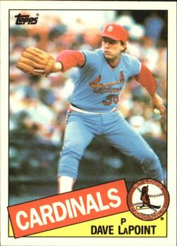 1985 Topps - Collector's Edition (Tiffany) #229 Dave LaPoint Front