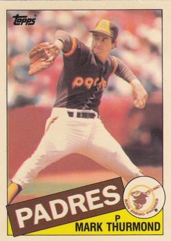 1985 Topps - Collector's Edition (Tiffany) #236 Mark Thurmond Front
