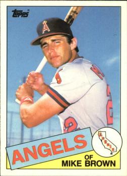 1985 Topps - Collector's Edition (Tiffany) #258 Mike Brown Front