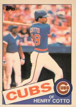 1985 Topps - Collector's Edition (Tiffany) #267 Henry Cotto Front