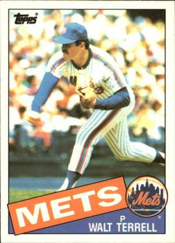 1985 Topps - Collector's Edition (Tiffany) #287 Walt Terrell Front