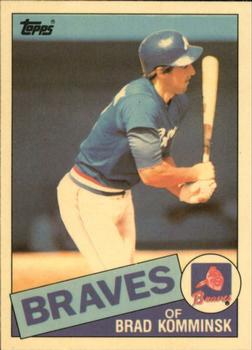 1985 Topps - Collector's Edition (Tiffany) #292 Brad Komminsk Front
