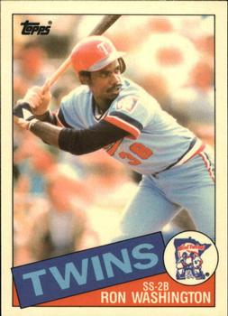 1985 Topps - Collector's Edition (Tiffany) #329 Ron Washington Front
