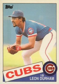 1985 Topps - Collector's Edition (Tiffany) #330 Leon Durham Front
