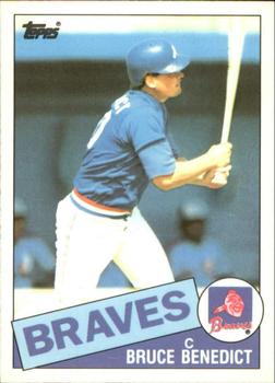 1985 Topps - Collector's Edition (Tiffany) #335 Bruce Benedict Front