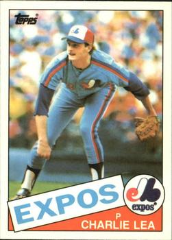1985 Topps - Collector's Edition (Tiffany) #345 Charlie Lea Front