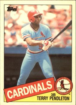 1985 Topps - Collector's Edition (Tiffany) #346 Terry Pendleton Front