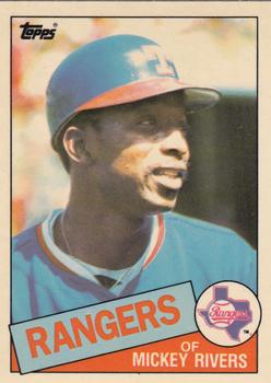 1985 Topps - Collector's Edition (Tiffany) #371 Mickey Rivers Front