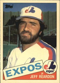 1985 Topps - Collector's Edition (Tiffany) #375 Jeff Reardon Front