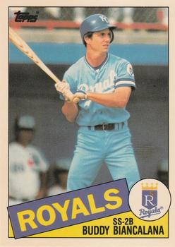 1985 Topps - Collector's Edition (Tiffany) #387 Buddy Biancalana Front