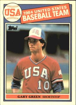 1985 Topps - Collector's Edition (Tiffany) #396 Gary Green Front