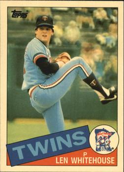 1985 Topps - Collector's Edition (Tiffany) #406 Len Whitehouse Front