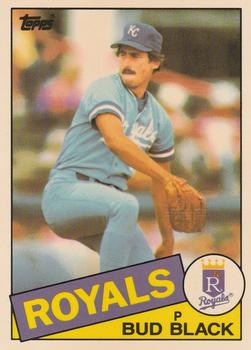 1985 Topps - Collector's Edition (Tiffany) #412 Bud Black Front