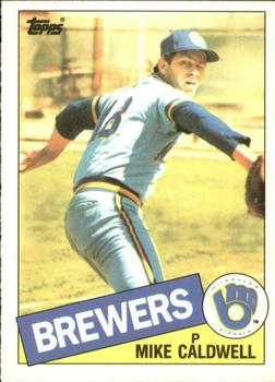 1985 Topps - Collector's Edition (Tiffany) #419 Mike Caldwell Front