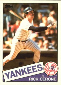 1985 Topps - Collector's Edition (Tiffany) #429 Rick Cerone Front