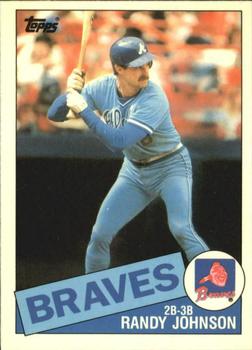 1985 Topps - Collector's Edition (Tiffany) #458 Randy Johnson Front
