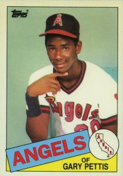 1985 Topps - Collector's Edition (Tiffany) #497 Gary Pettis Front