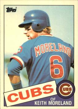 1985 Topps - Collector's Edition (Tiffany) #538 Keith Moreland Front