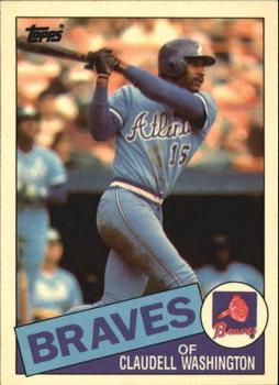 1985 Topps - Collector's Edition (Tiffany) #540 Claudell Washington Front