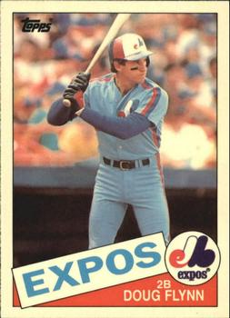 1985 Topps - Collector's Edition (Tiffany) #554 Doug Flynn Front