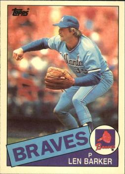 1985 Topps - Collector's Edition (Tiffany) #557 Len Barker Front