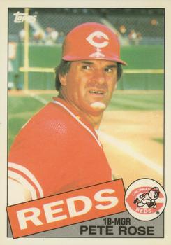 1985 Topps - Collector's Edition (Tiffany) #600 Pete Rose Front