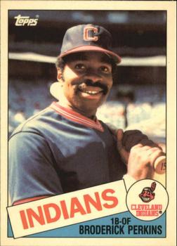 1985 Topps - Collector's Edition (Tiffany) #609 Broderick Perkins Front