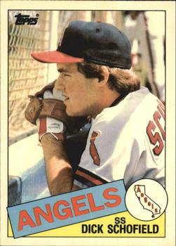 1985 Topps - Collector's Edition (Tiffany) #629 Dick Schofield Front