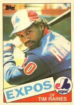 1985 Topps - Collector's Edition (Tiffany) #630 Tim Raines Front