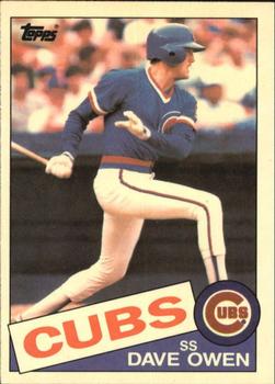 1985 Topps - Collector's Edition (Tiffany) #642 Dave Owen Front