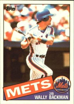 1985 Topps - Collector's Edition (Tiffany) #677 Wally Backman Front
