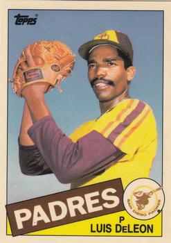 1985 Topps - Collector's Edition (Tiffany) #689 Luis DeLeon Front