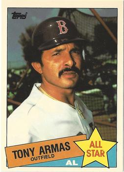 1985 Topps - Collector's Edition (Tiffany) #707 Tony Armas Front