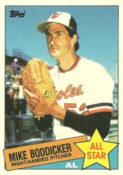 1985 Topps - Collector's Edition (Tiffany) #709 Mike Boddicker Front