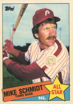 1985 Topps - Collector's Edition (Tiffany) #714 Mike Schmidt Front