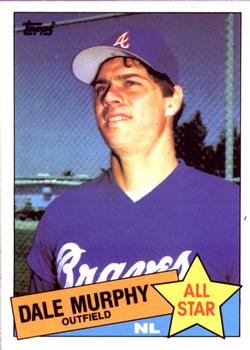 1985 Topps - Collector's Edition (Tiffany) #716 Dale Murphy Front