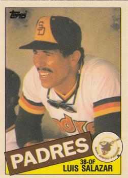 1985 Topps - Collector's Edition (Tiffany) #789 Luis Salazar Front