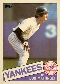 1985 Topps - Collector's Edition (Tiffany) #665 Don Mattingly Front