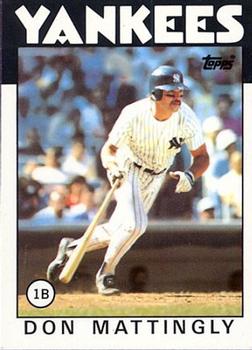 1986 Topps - Collector's Edition (Tiffany) #180 Don Mattingly Front