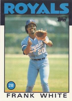 1986 Topps - Collector's Edition (Tiffany) #215 Frank White Front