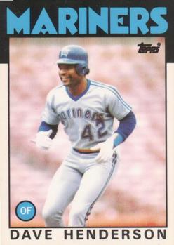1986 Topps - Collector's Edition (Tiffany) #221 Dave Henderson Front