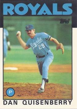 1986 Topps - Collector's Edition (Tiffany) #50 Dan Quisenberry Front