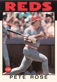 1986 Topps - Collector's Edition (Tiffany) #1 Pete Rose Front