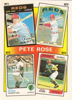 1986 Topps - Collector's Edition (Tiffany) #4 The Pete Rose Years: 1971-1974 Front