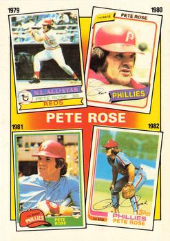1986 Topps - Collector's Edition (Tiffany) #6 The Pete Rose Years: 1979-1982 Front