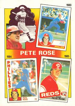 1986 Topps - Collector's Edition (Tiffany) #7 The Pete Rose Years: 1983-1985 Front